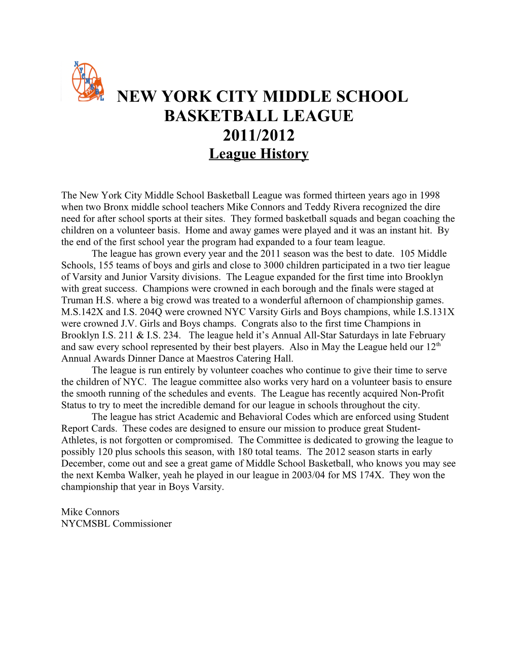 New York City Middle School