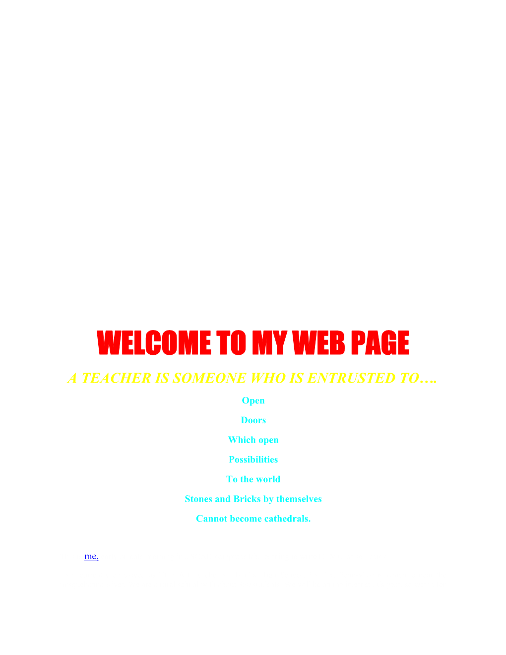 Welcome to My Webpages PALETTE-Paf