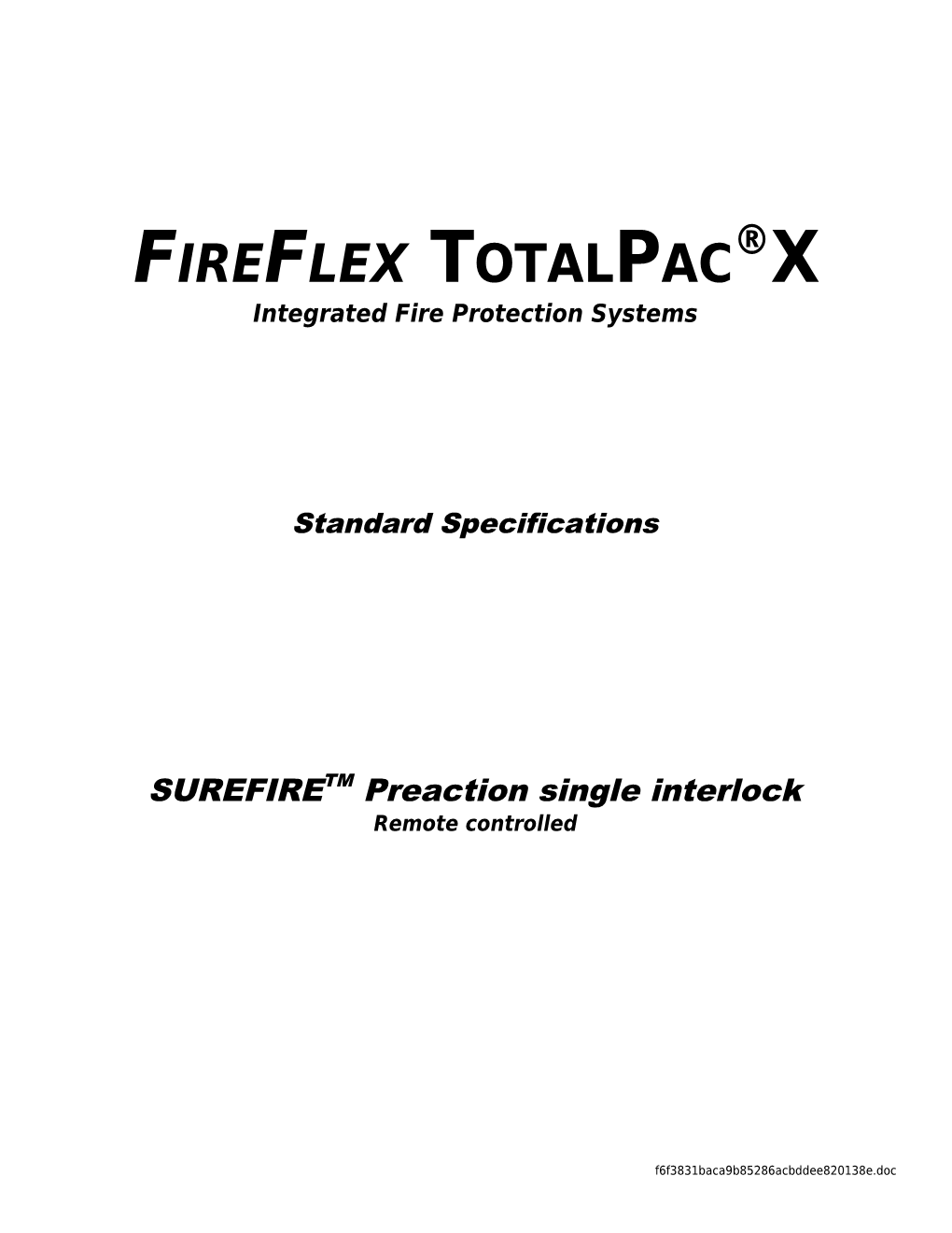 Integrated Fire Protection Systems s1