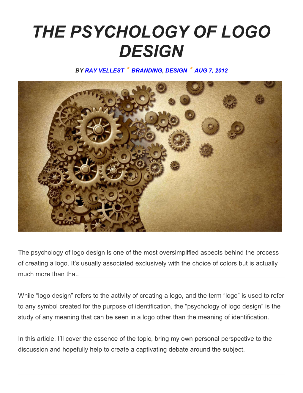 The Psychology of Logo Design