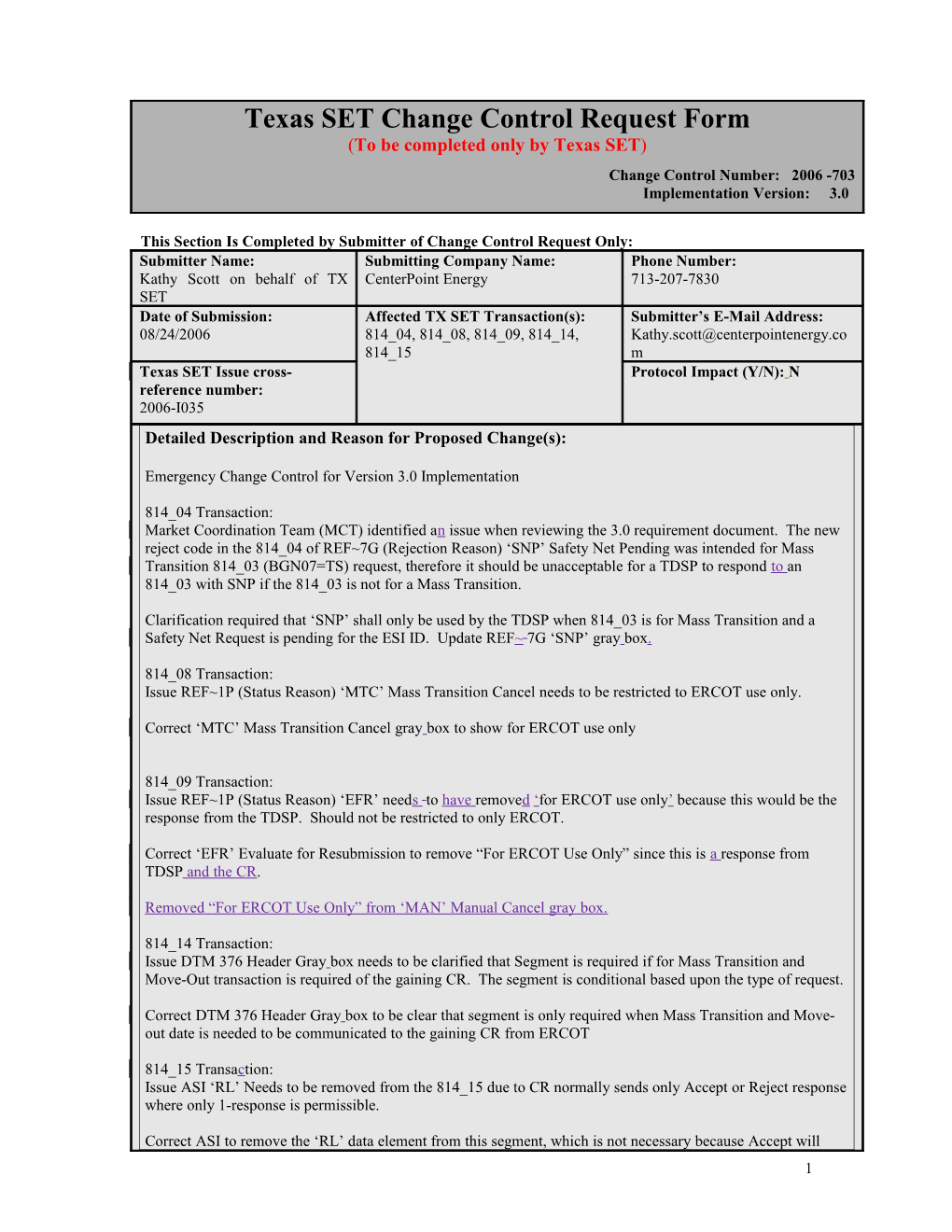 TX SET Change Control Request Form s2