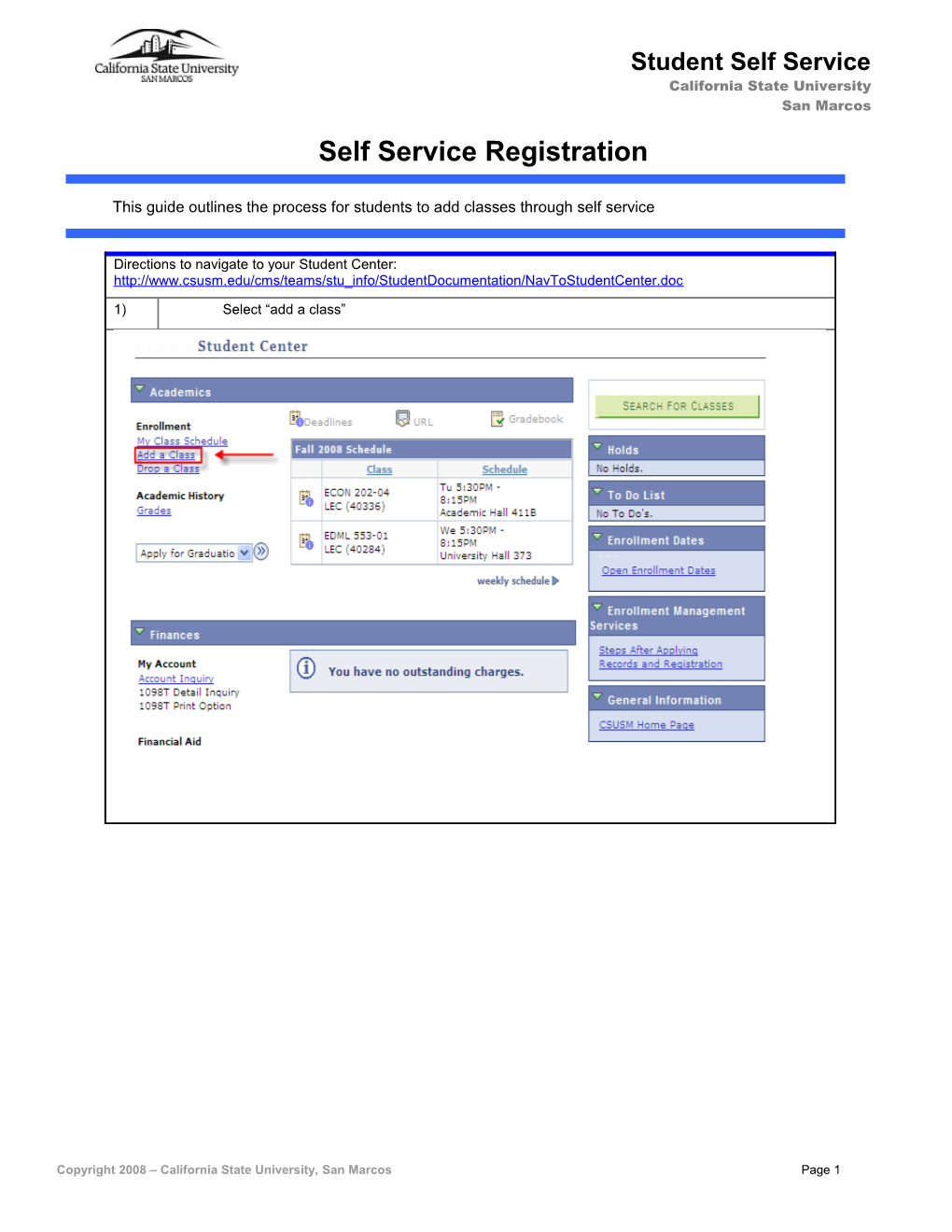 Name of Page (Table Heading)