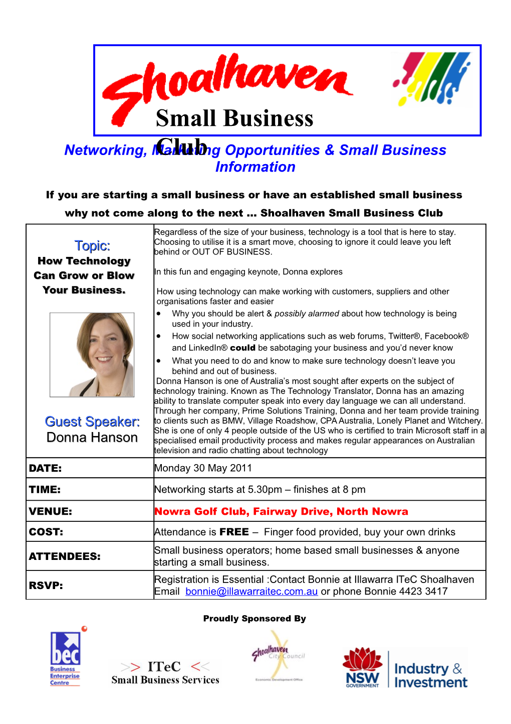 If You Are Starting a Small Business Or Have an Established Small Business
