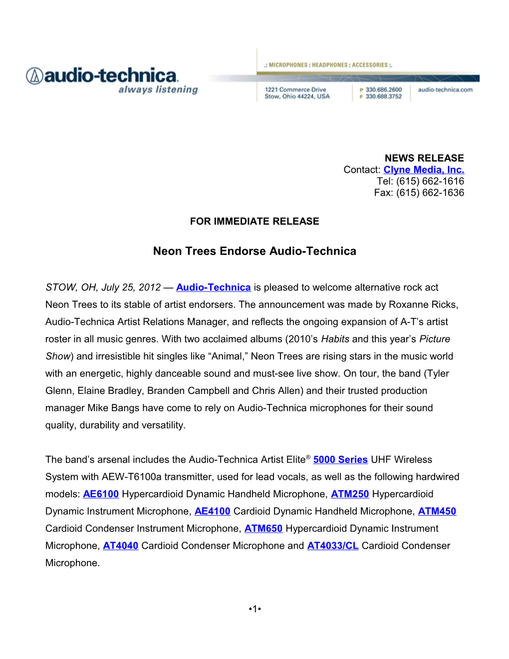 Solid Bass Press Release for CEA Line Shows 2011
