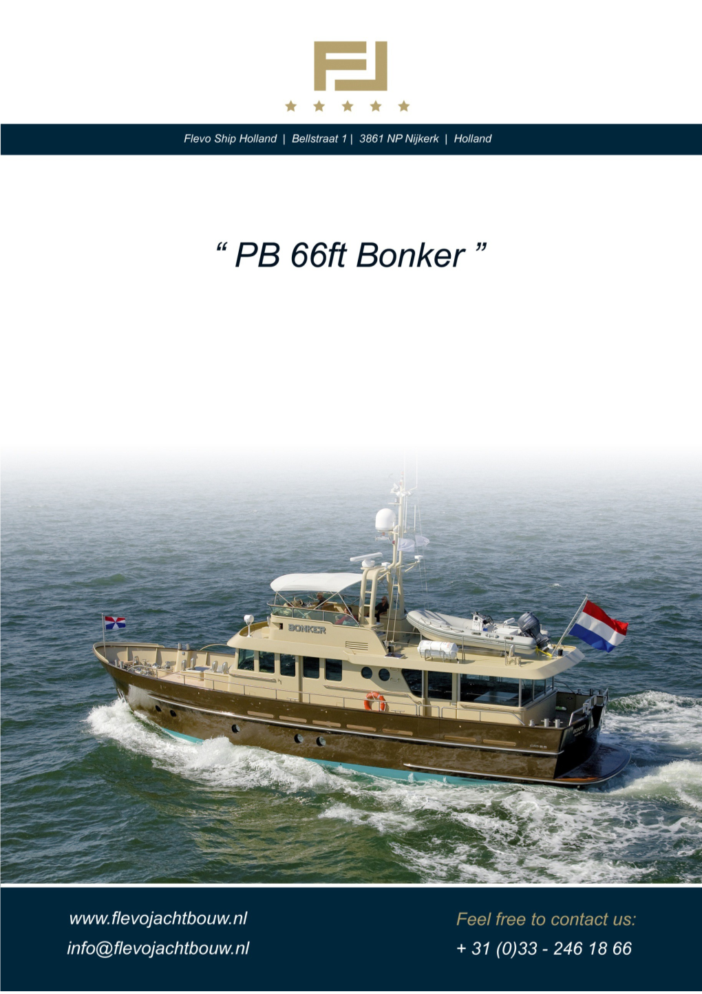 The Bonker (PB-66) Is a Robust, Seaworthy Round Bilge Yacht, Designed for All Weather