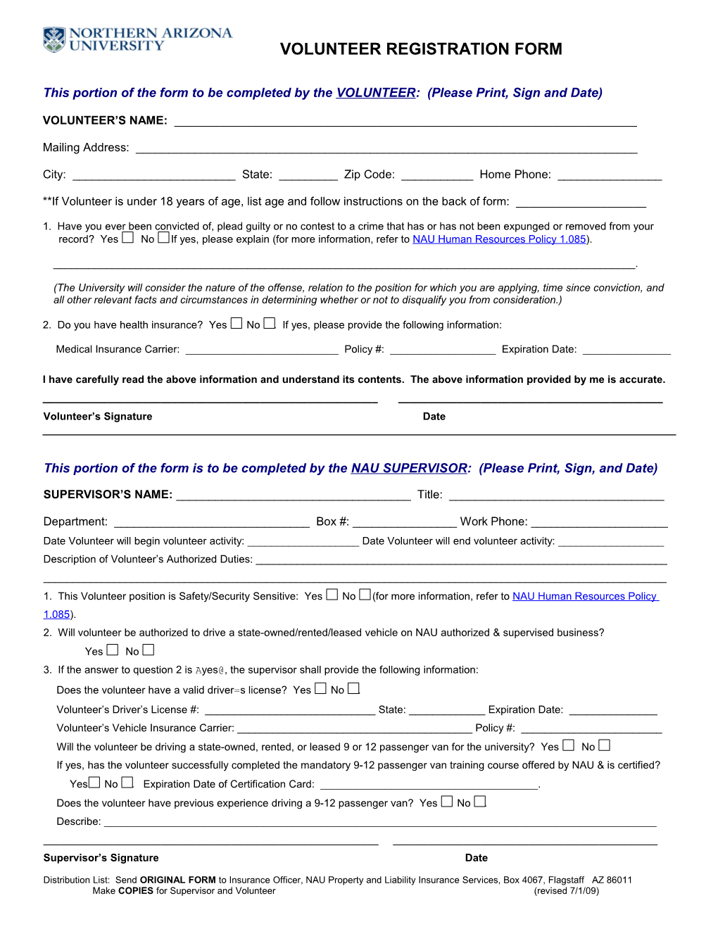 Volunteer Registration Form s4