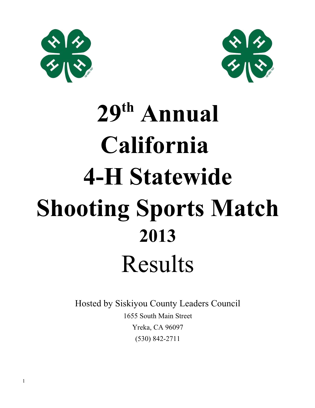 Shooting Sports Match