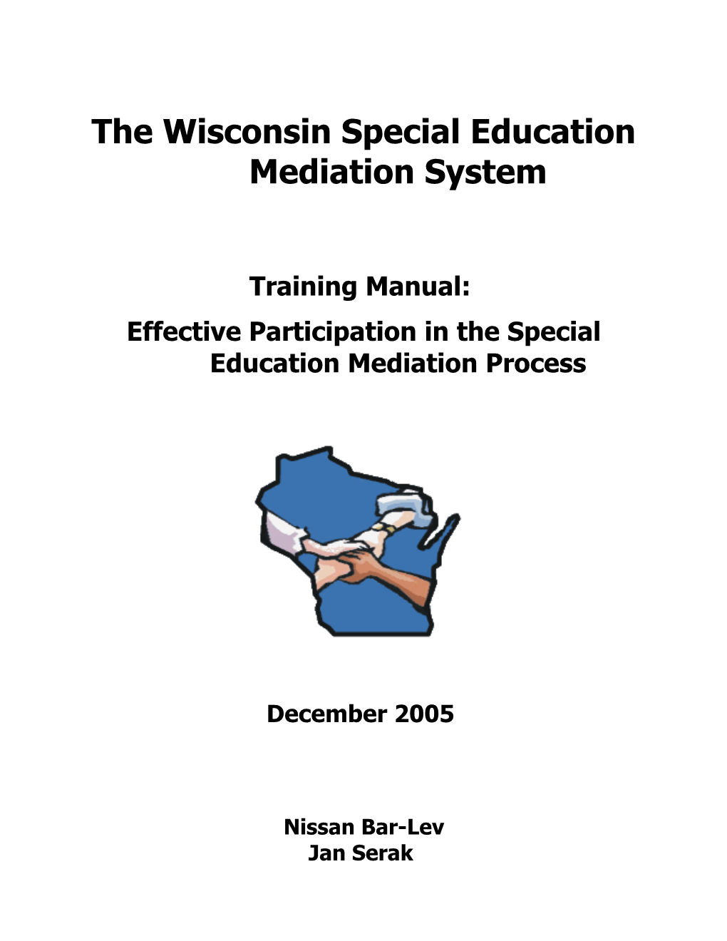 The Wisconsin Special Education Mediation System