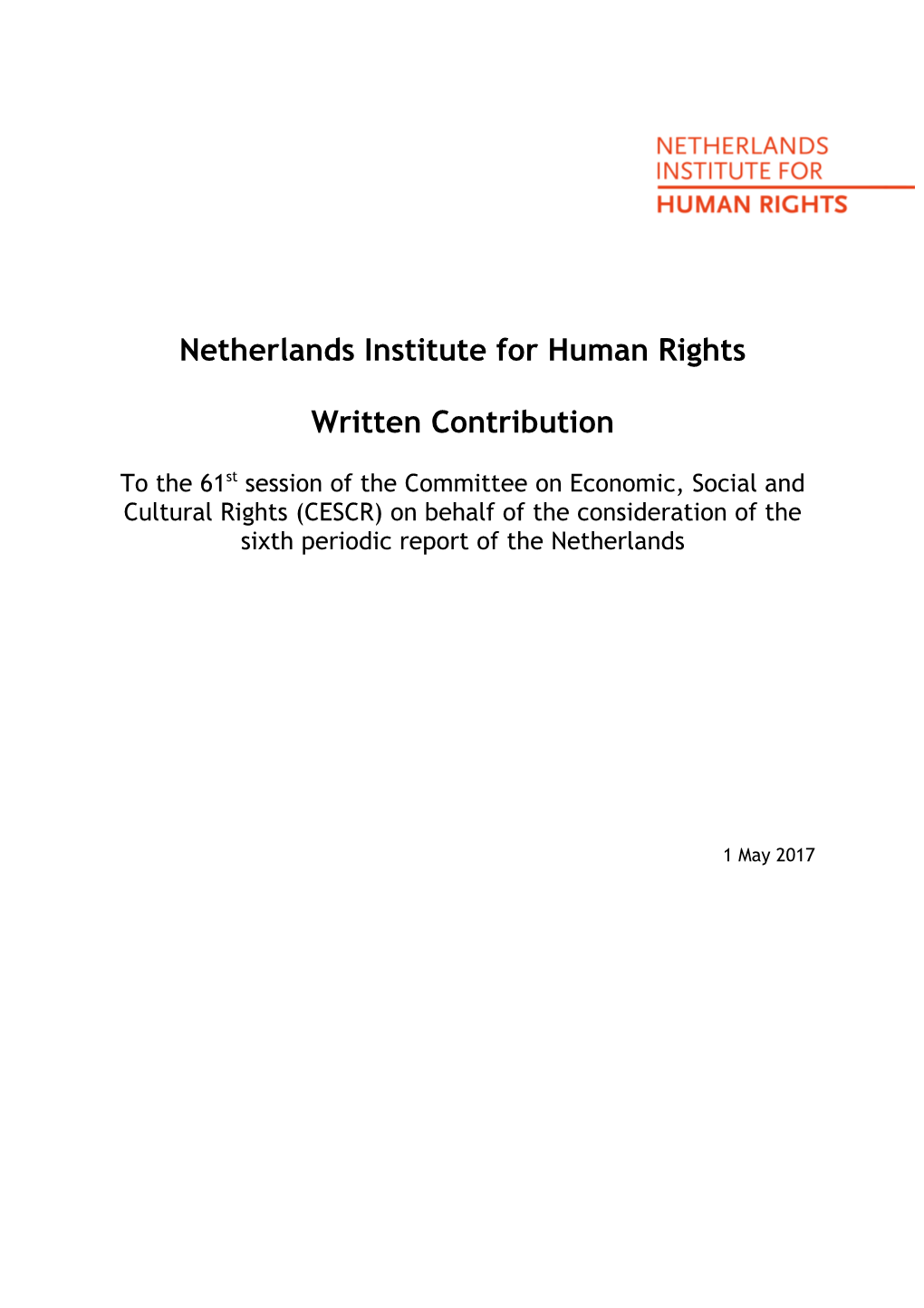 Netherlands Institute for Human Rights