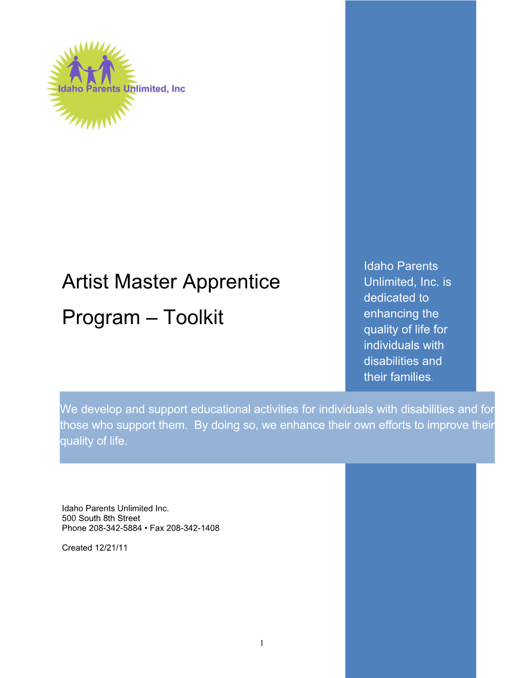 Artist Master Apprentice