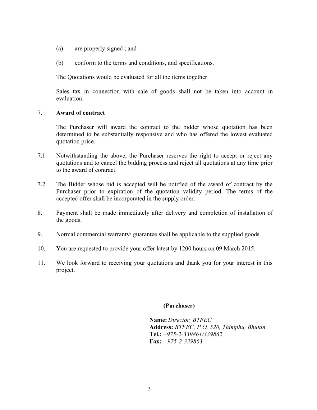 Draft Agreement Form For