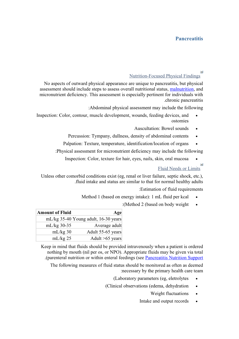 Nutrition-Focused Physical Findings