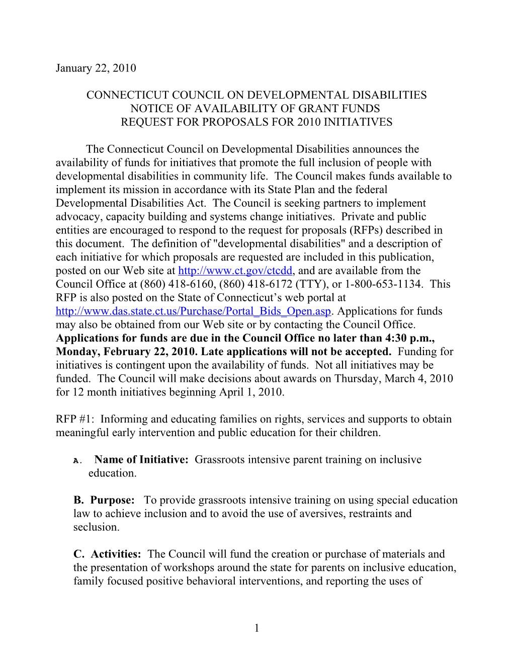 Connecticut Council On Developmental Disabilities