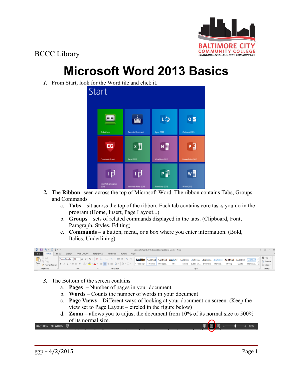 Microsoft Word Basics s1