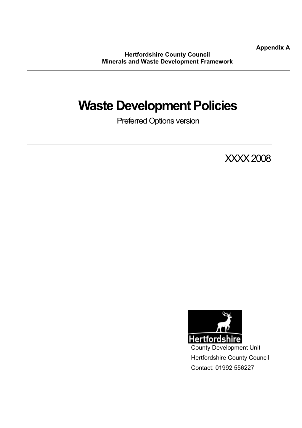 Minerals and Waste Development Framework s1