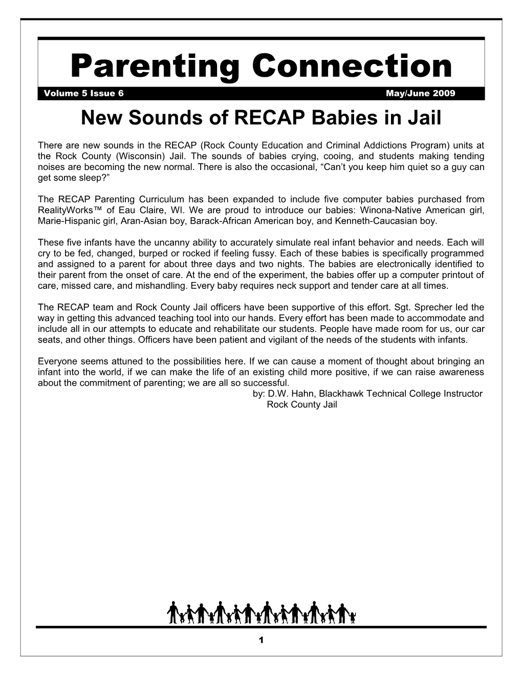 New Sounds of RECAP Babies in Jail