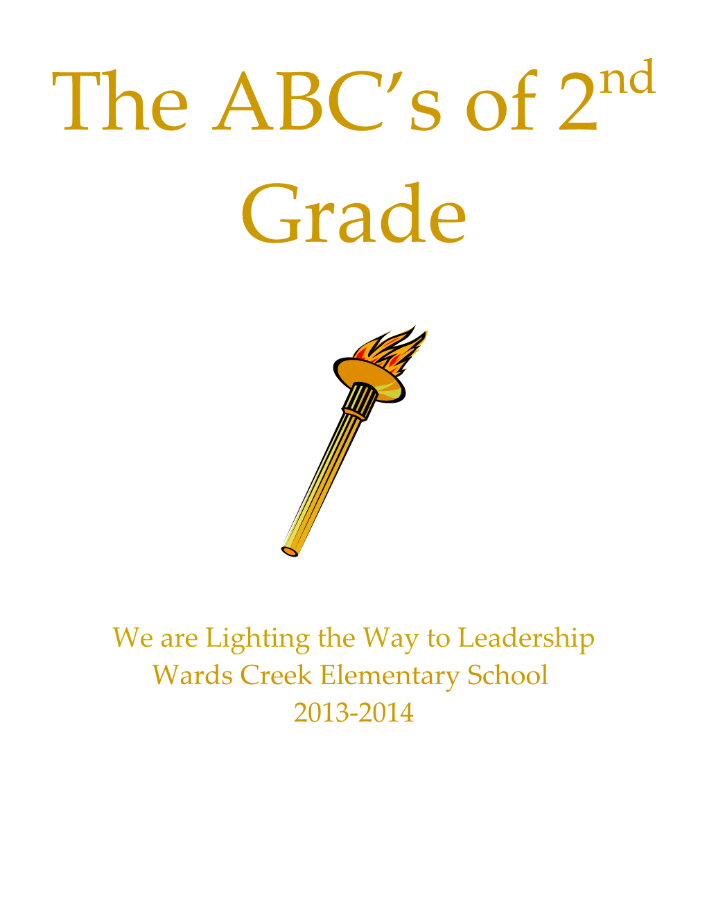 The ABC S of 2Nd Grade