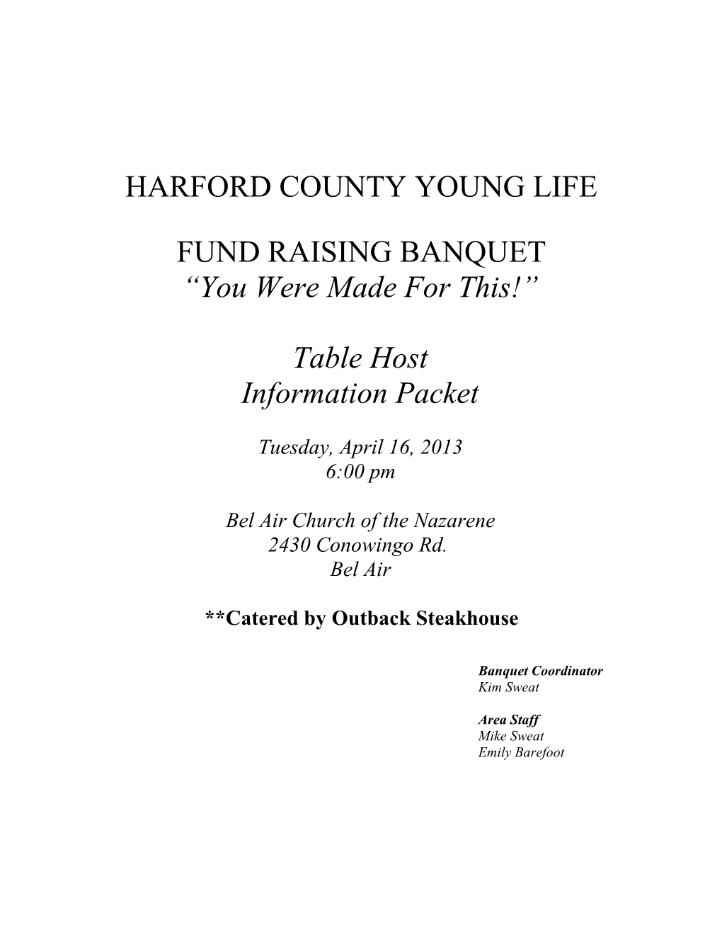Harford County Young Life