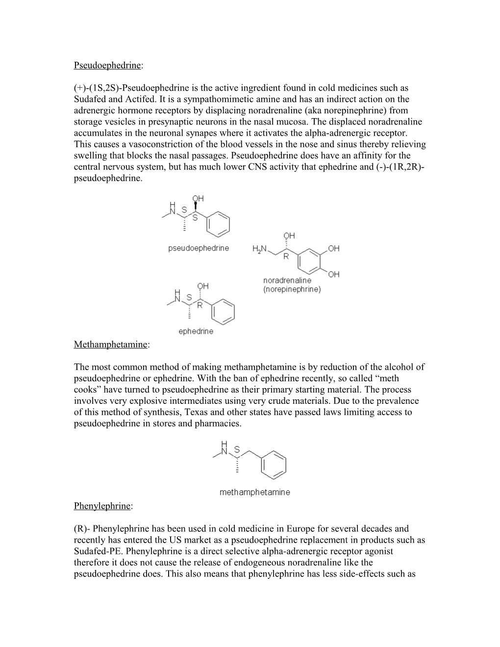 Oral Phenylephrine Is Rather Extensively Metabolised by Monoamine Oxidase, an Enzyme Which