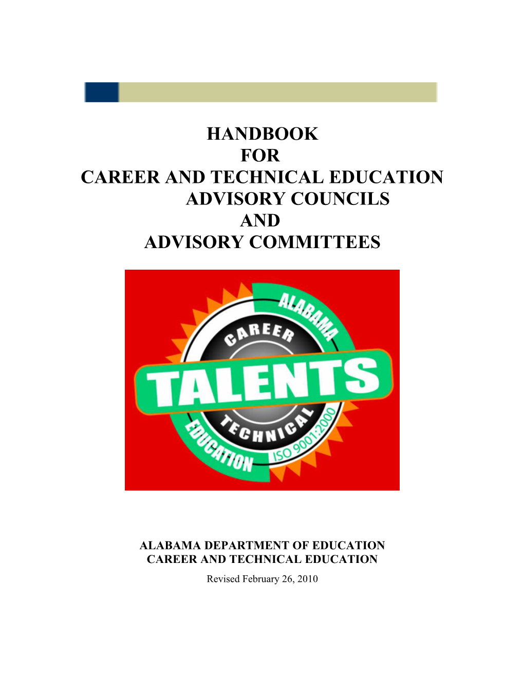 Advisory Committee Handbook 2010