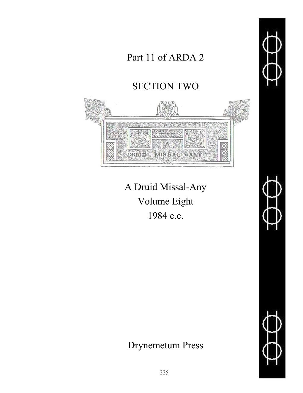 A Druid Missal-Any