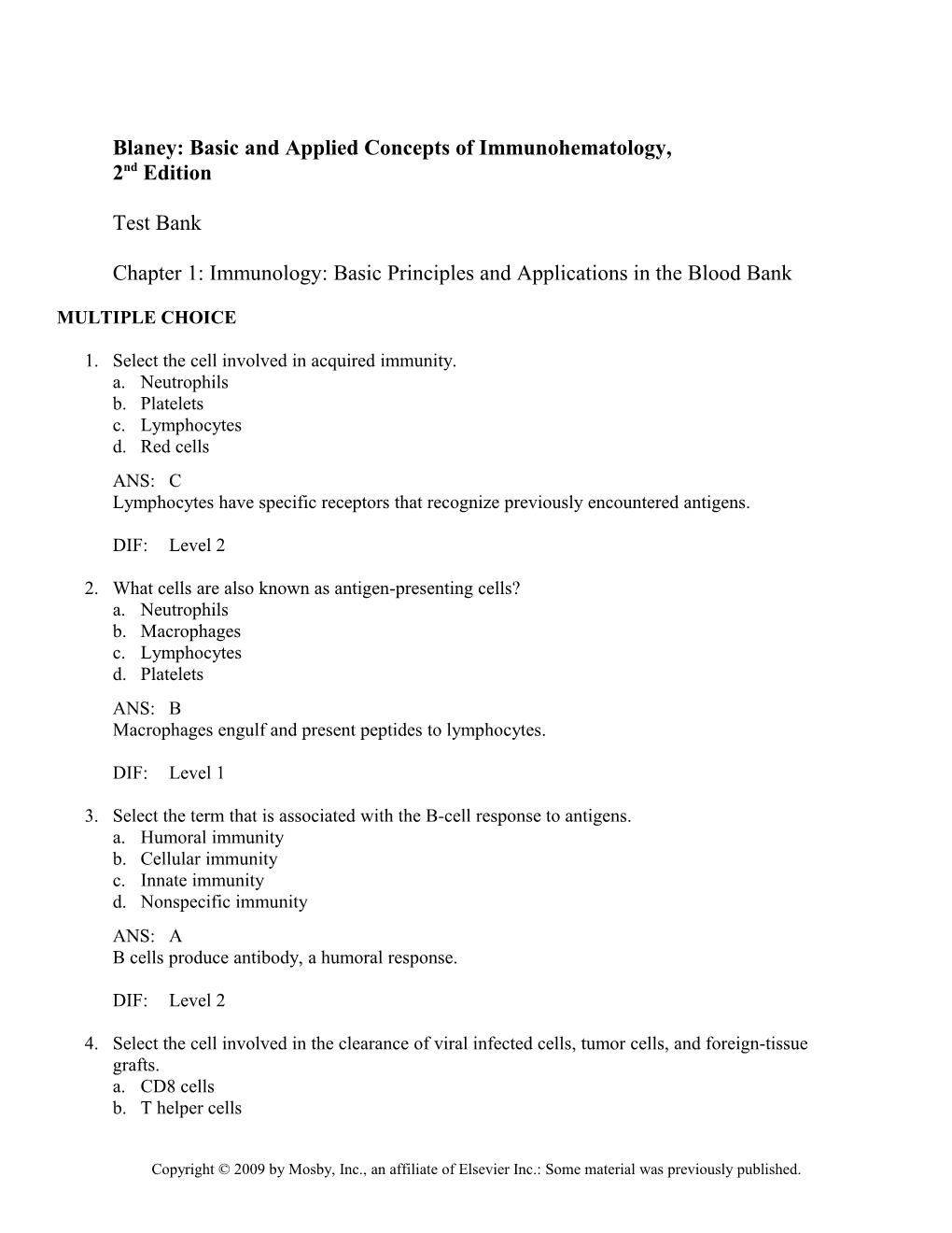 Blaney: Basic and Applied Concepts of Immunohematology