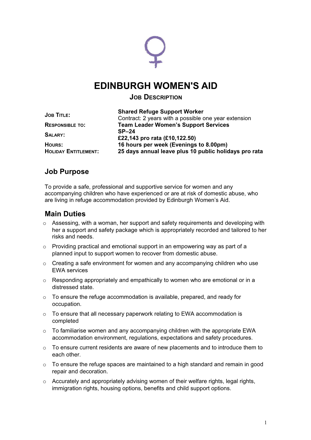 Edinburgh & Lothian Women's Aid