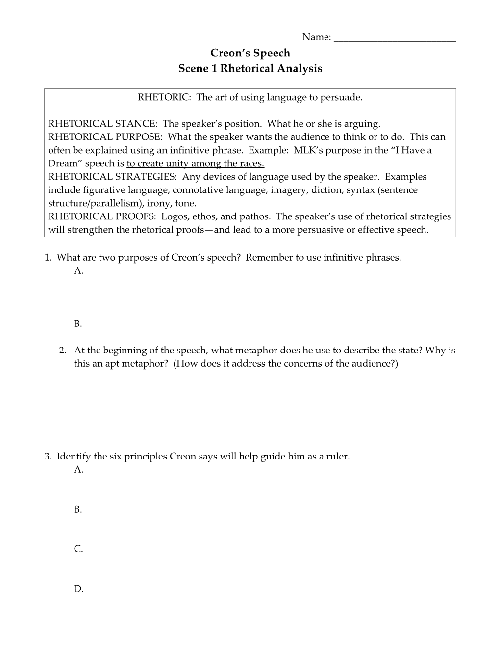 Scene 1 Rhetorical Analysis