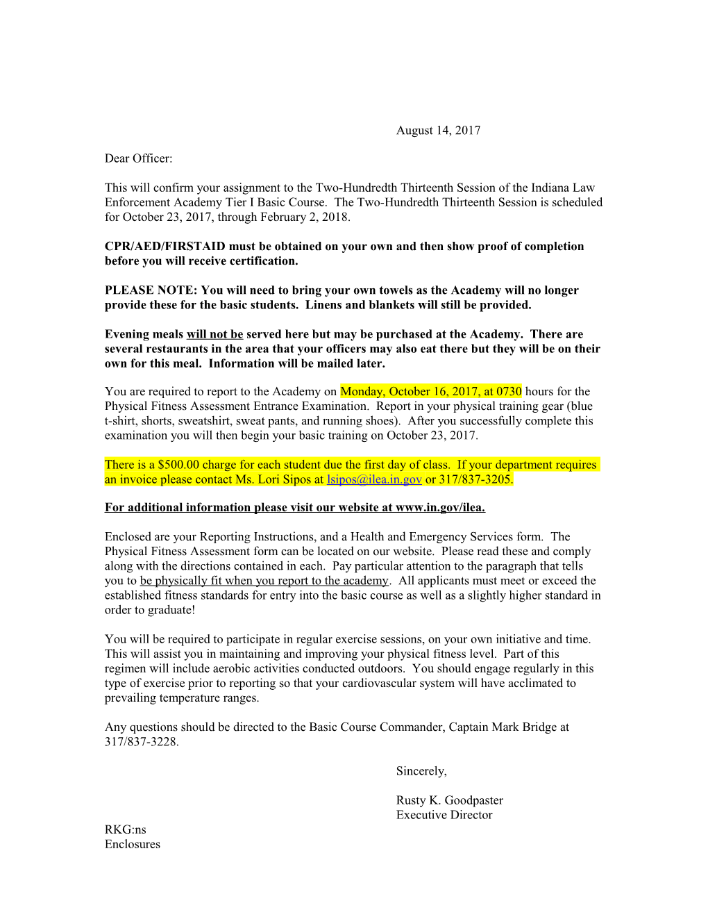 CPR/AED/FIRSTAID Must Be Obtained on Your Own and Then Show Proof of Completion Before