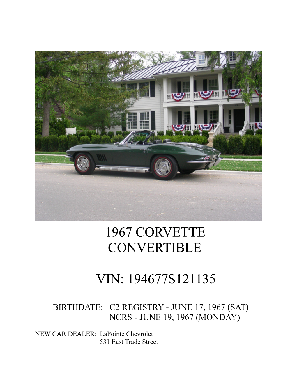 Birthdate: C2 Registry - June 17, 1967 (Sat)