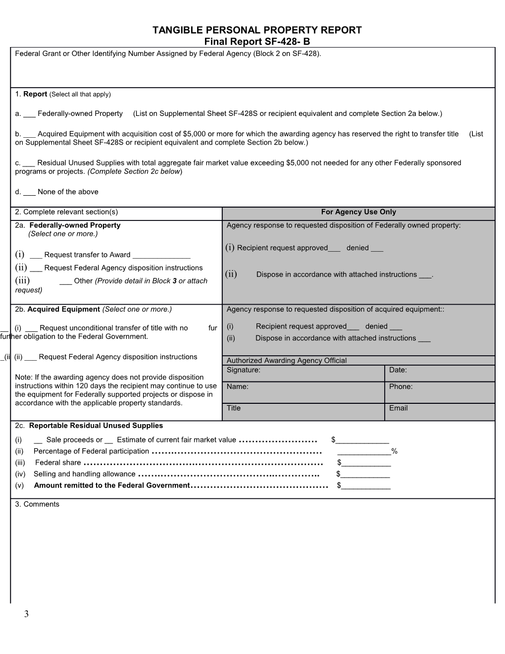 Property Forms, SF-428 Suite