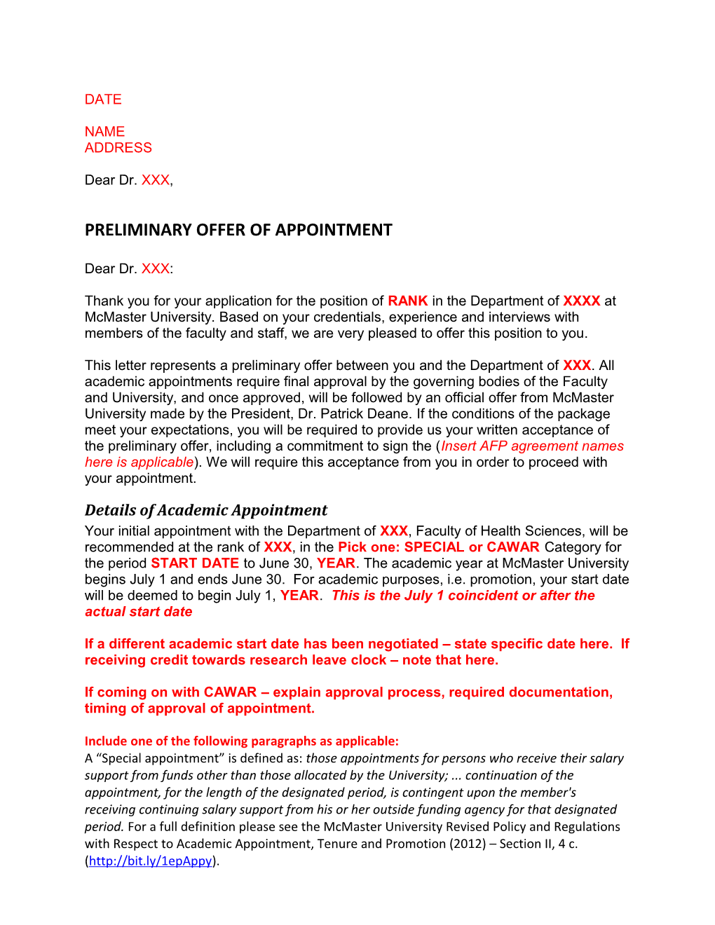 Preliminary Offer of Appointment s1