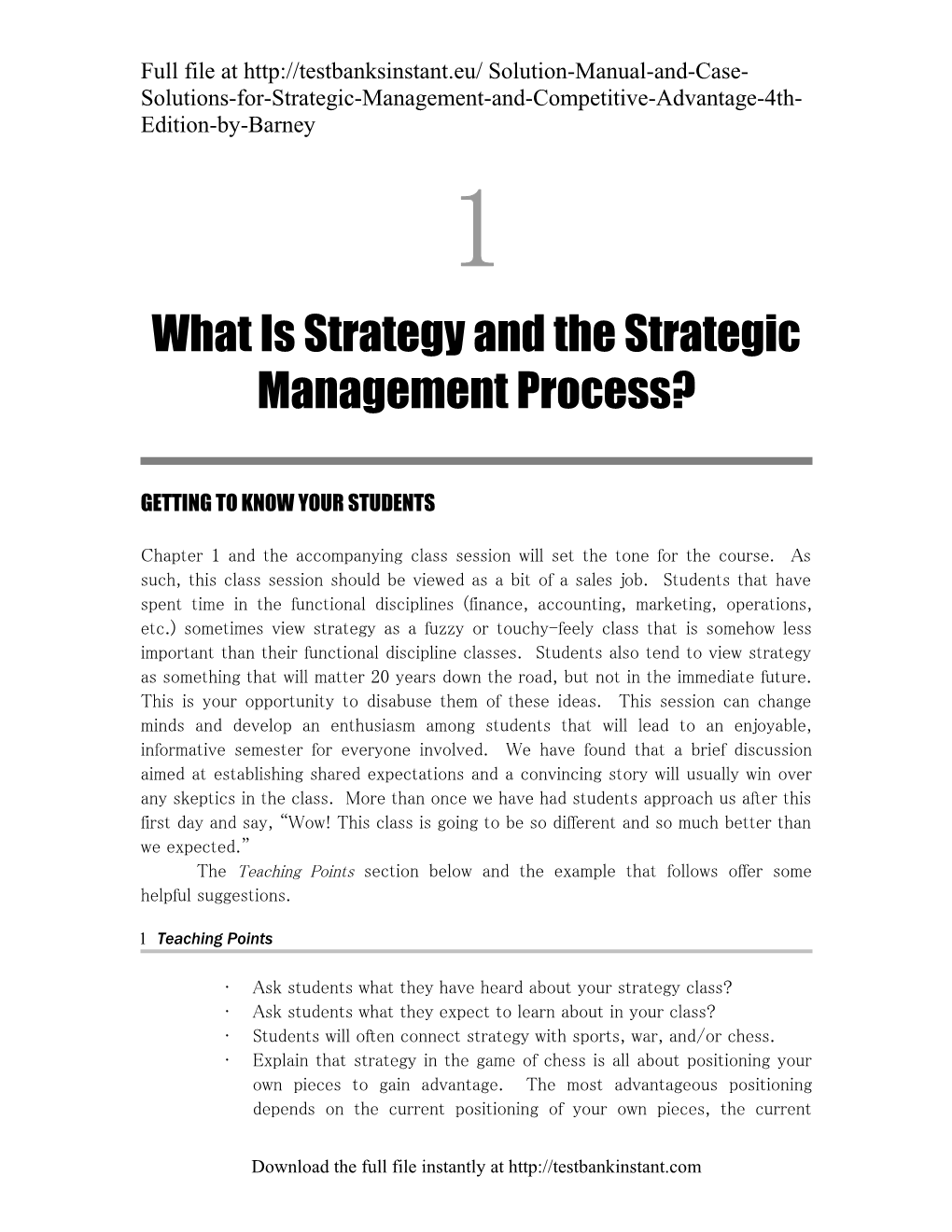 What Is Strategy and the Strategic Management Process?