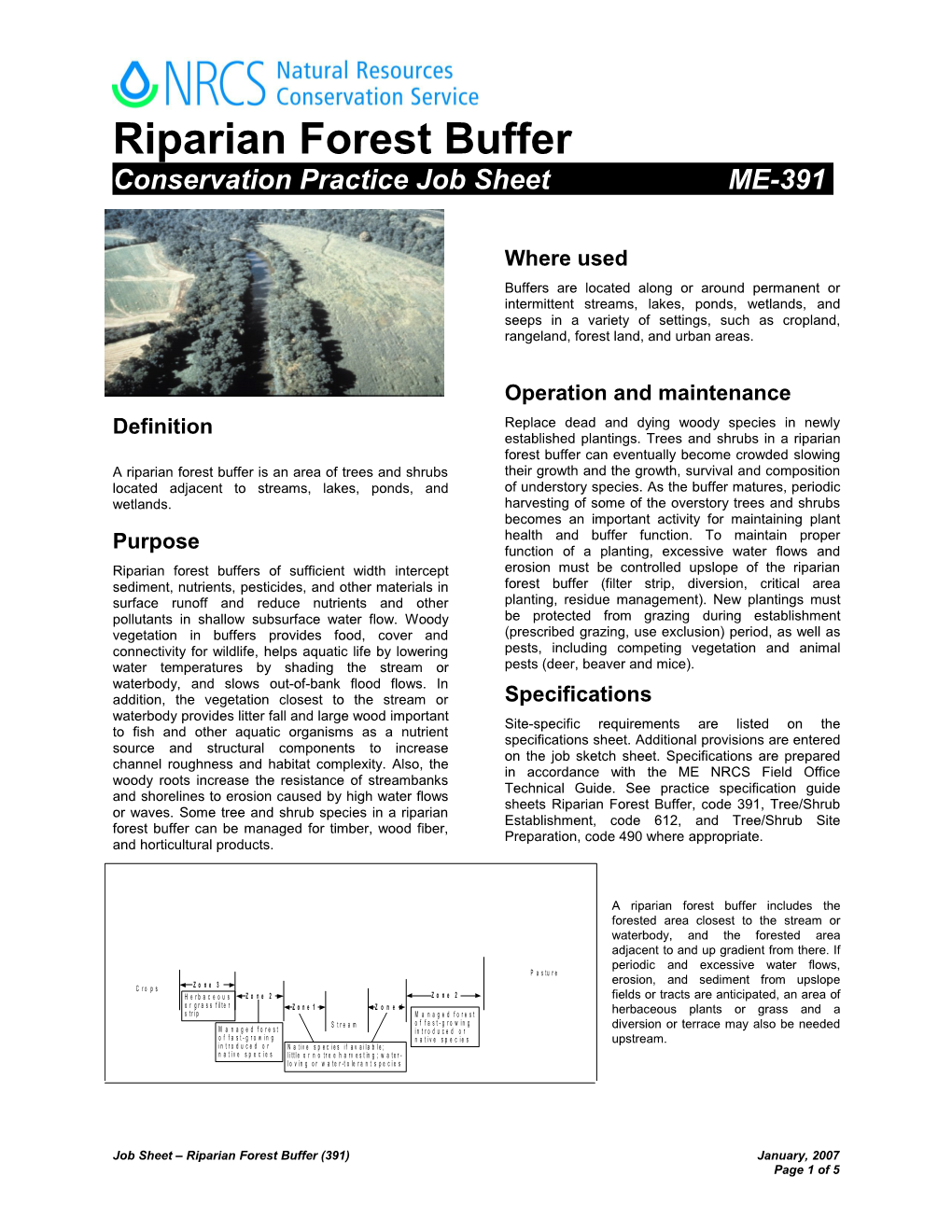 Conservation Practice Job Sheet ME-391