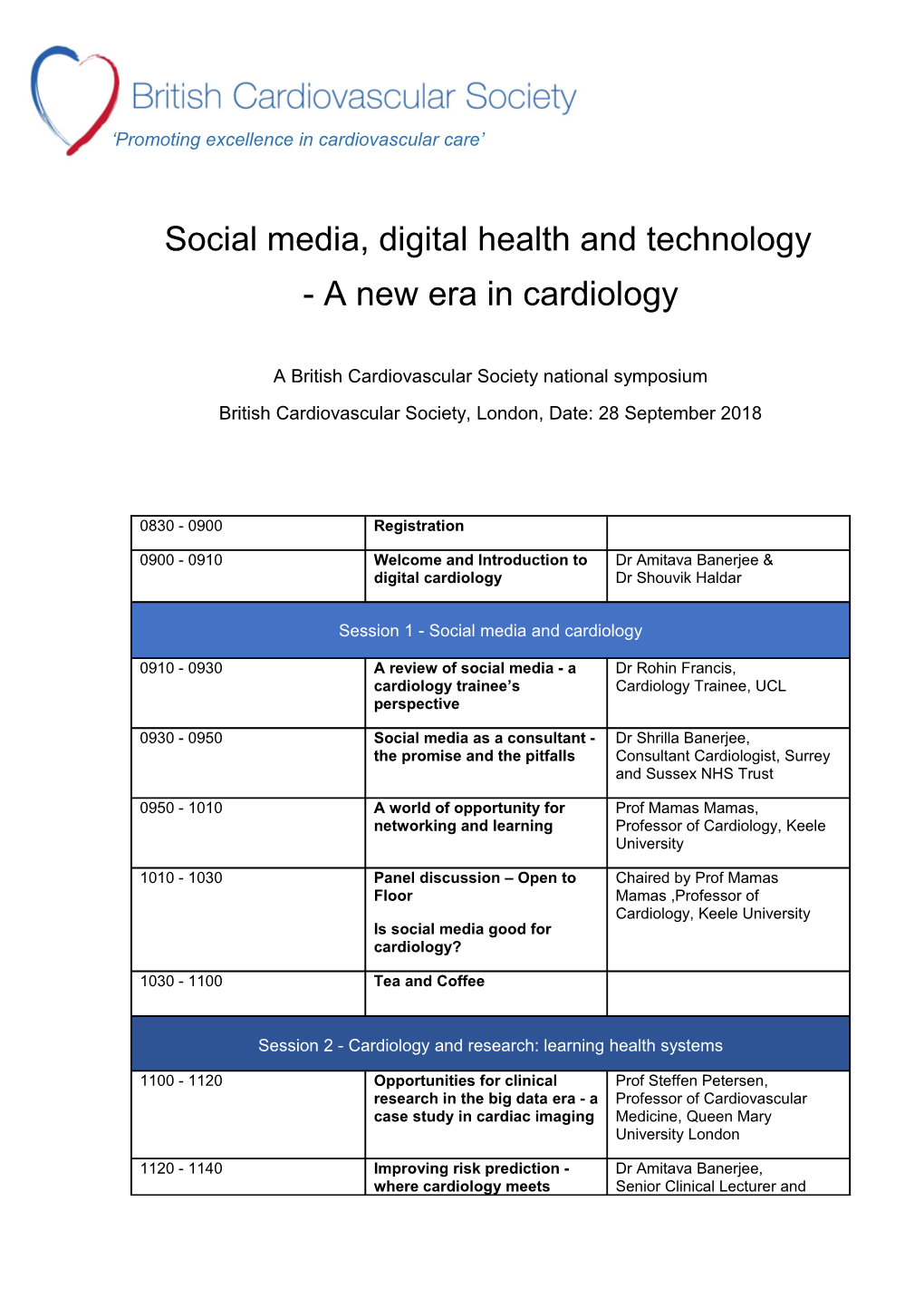 Social Media, Digital Health and Technology