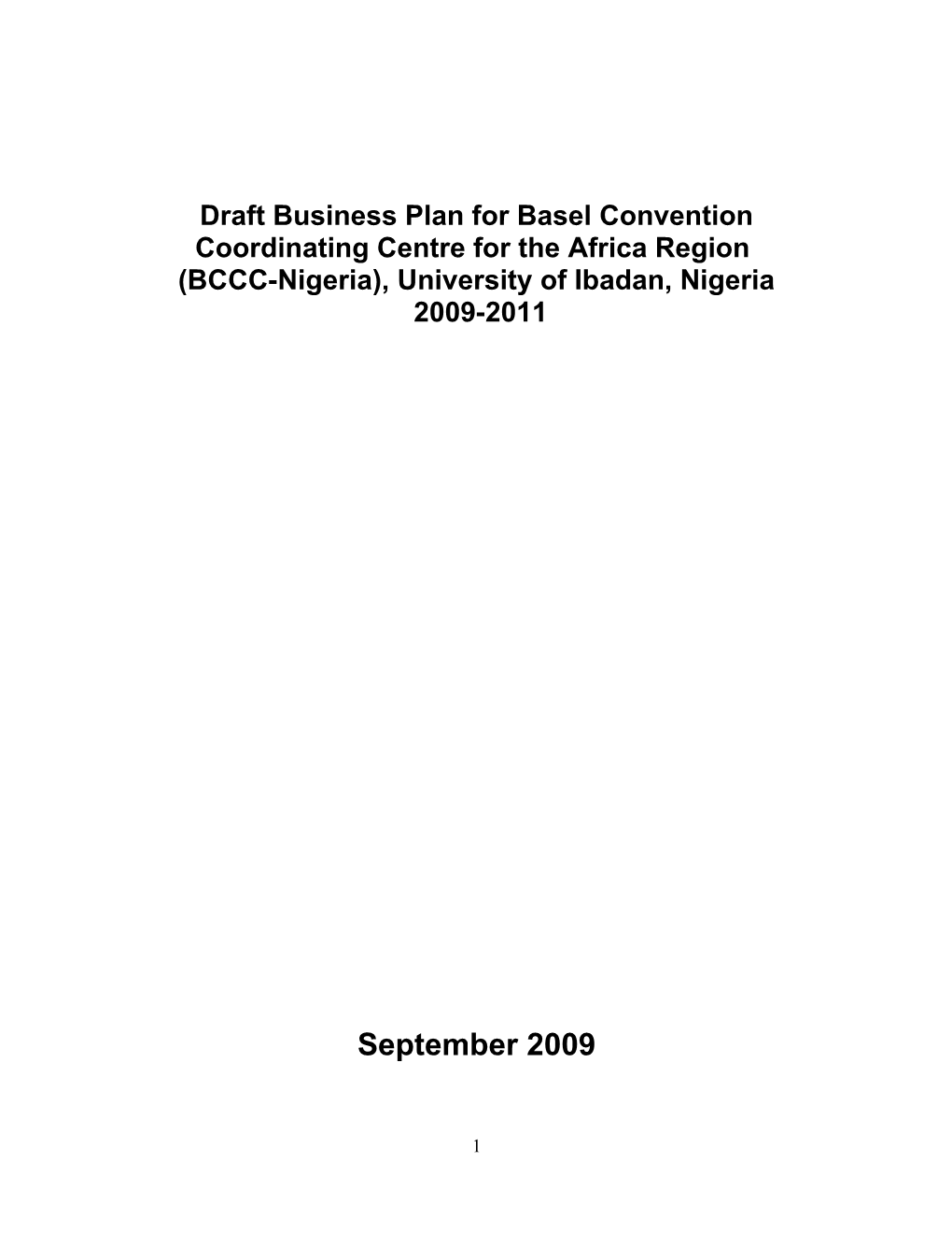 (BCCC-Nigeria), University of Ibadan, Nigeria