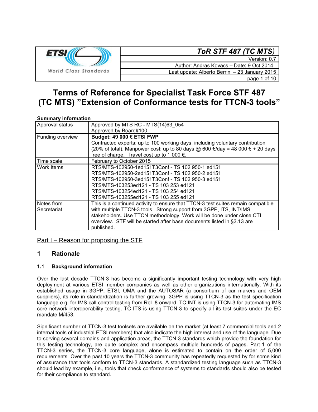 STF Document Template s1