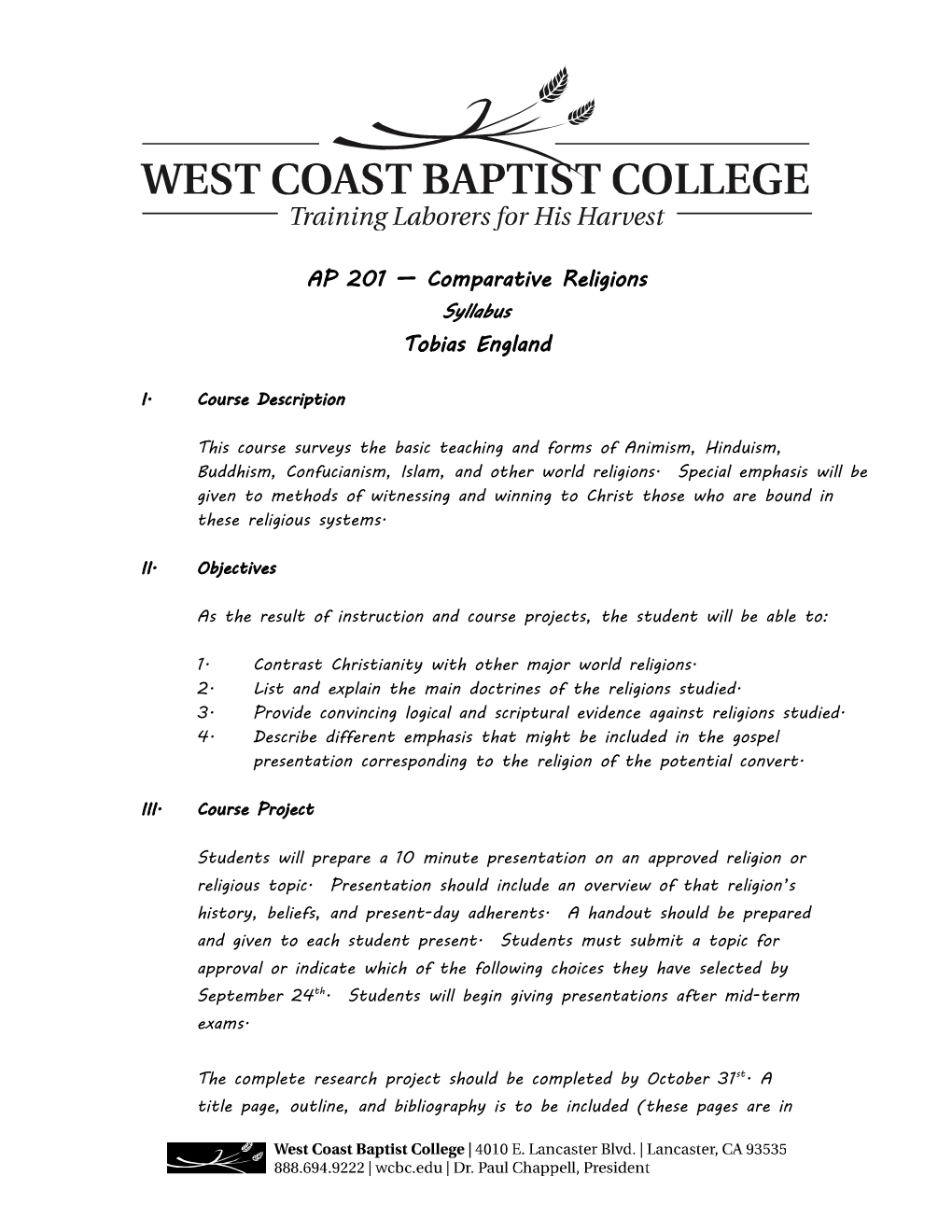 West Coast Baptist College s2