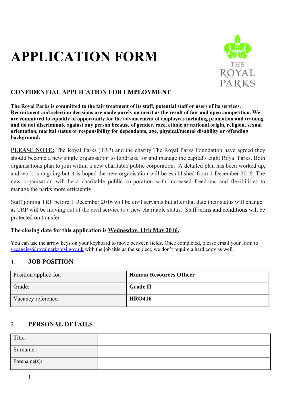 Confidential Application for Employment s4