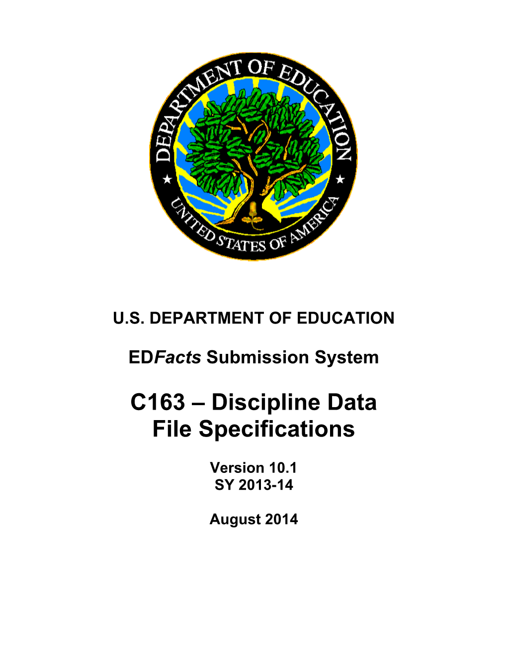 Discipline Data File Specifications