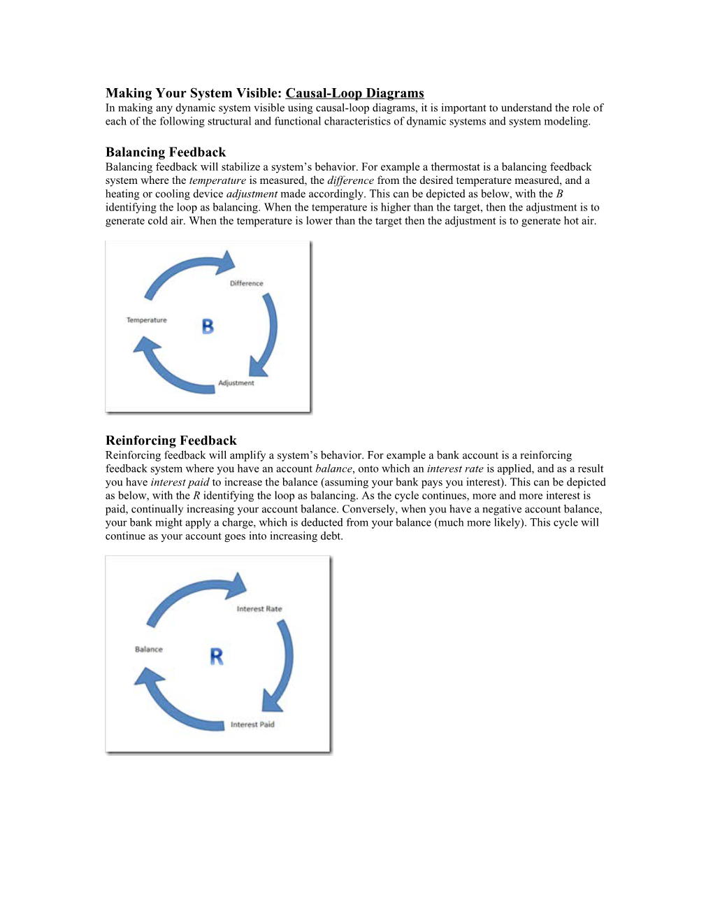 Making Your System Visible: Causal-Loop Diagrams