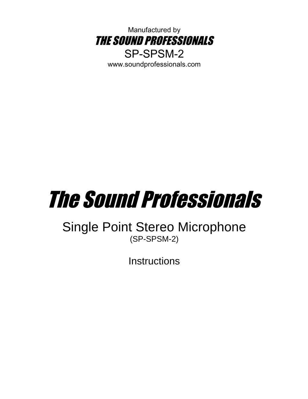 The Sound Professionals