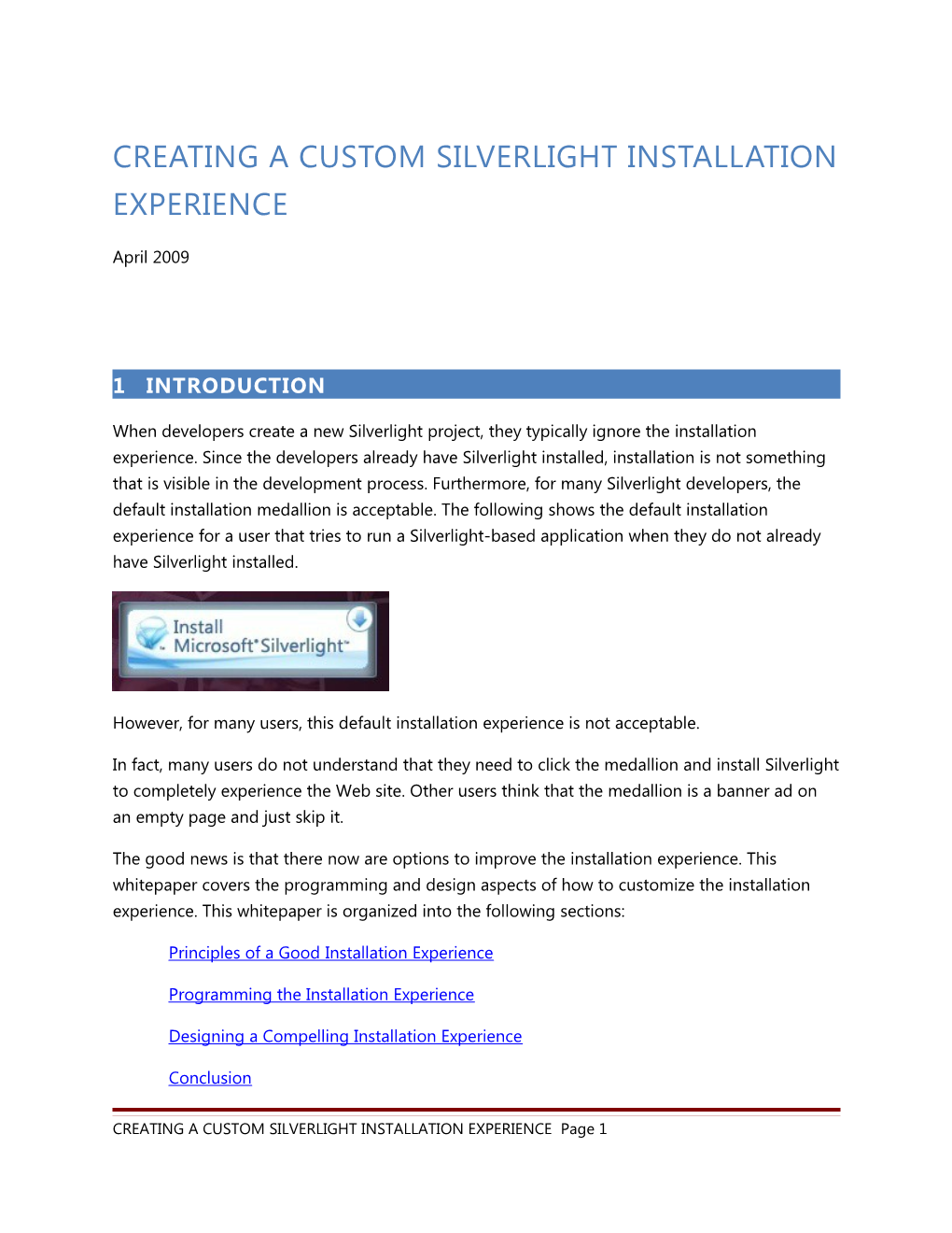 Local Connection Between Silverlight Applications