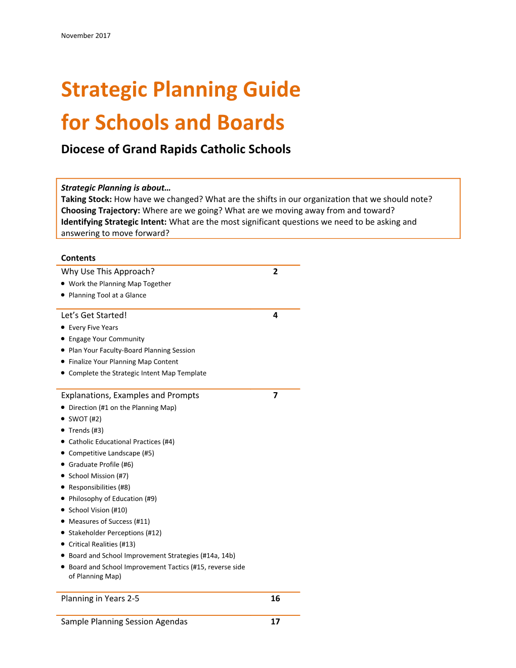 Planning Map Guide