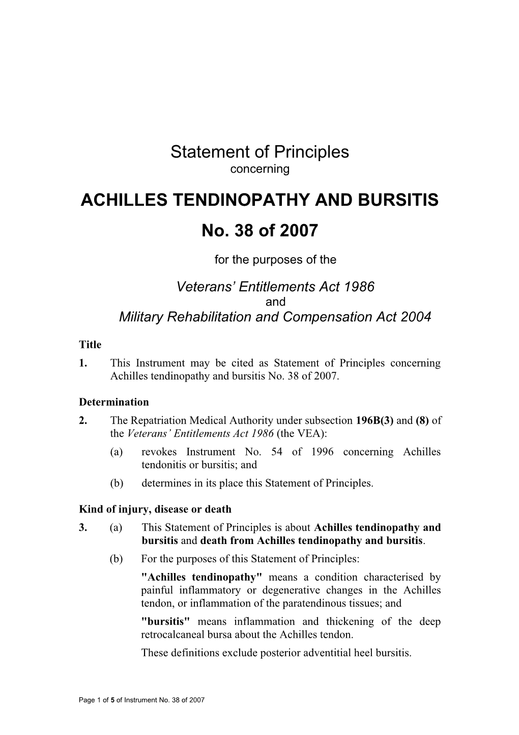 Achilles Tendinopathy and Bursitis