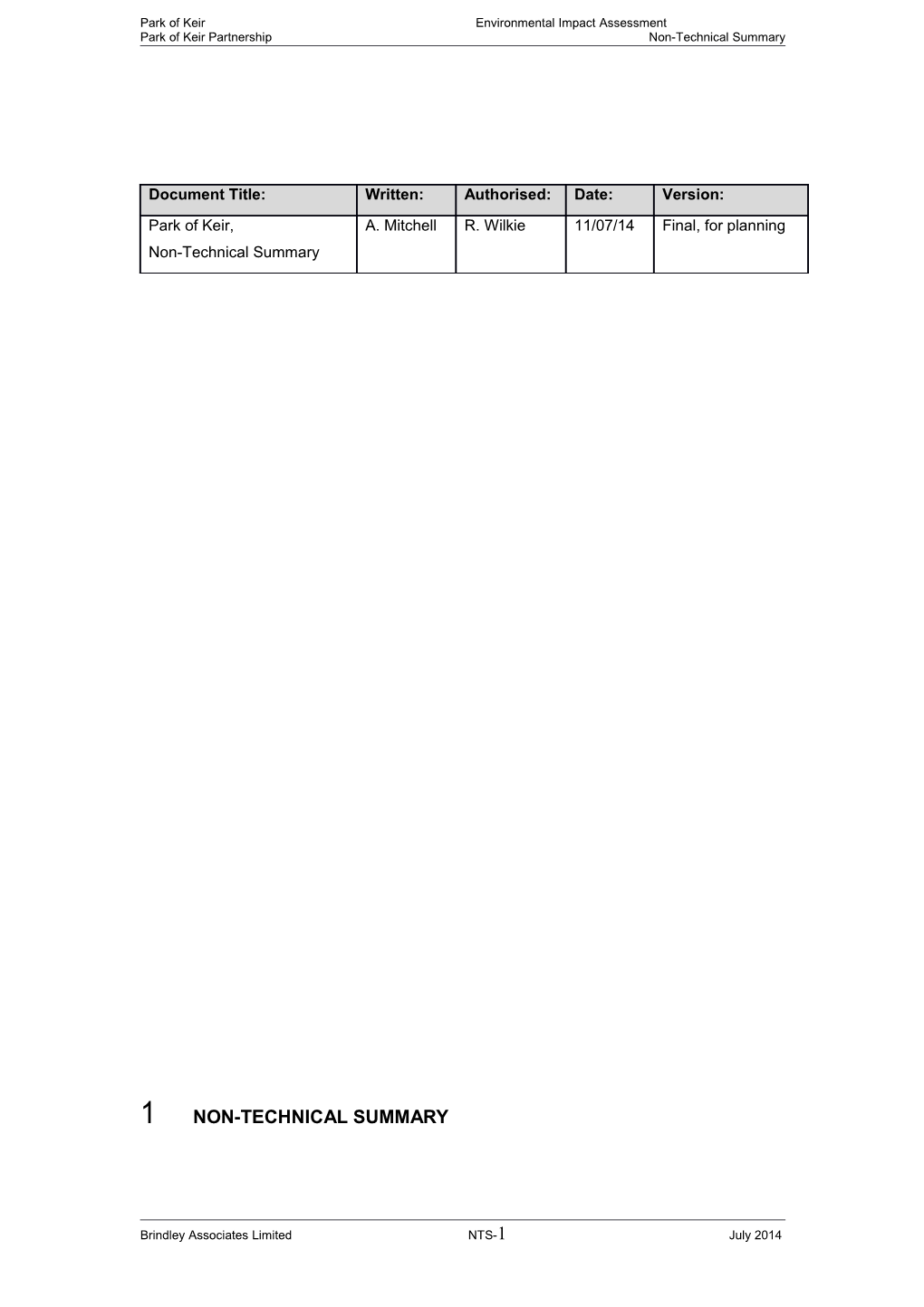 Landscape and Visual Impact Assessment