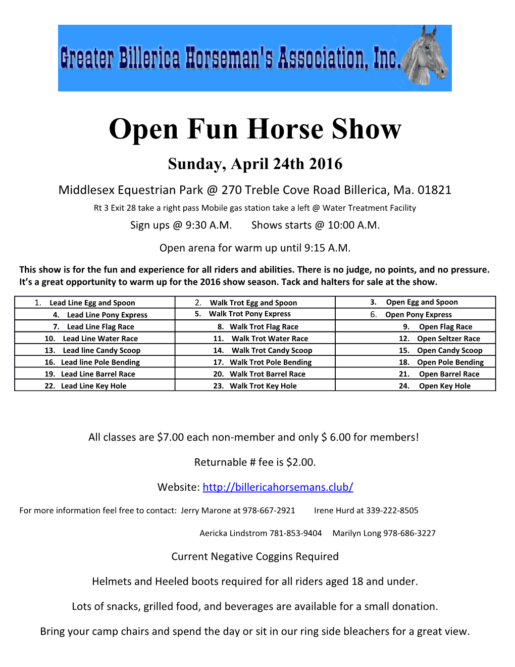 Open Fun Horse Show