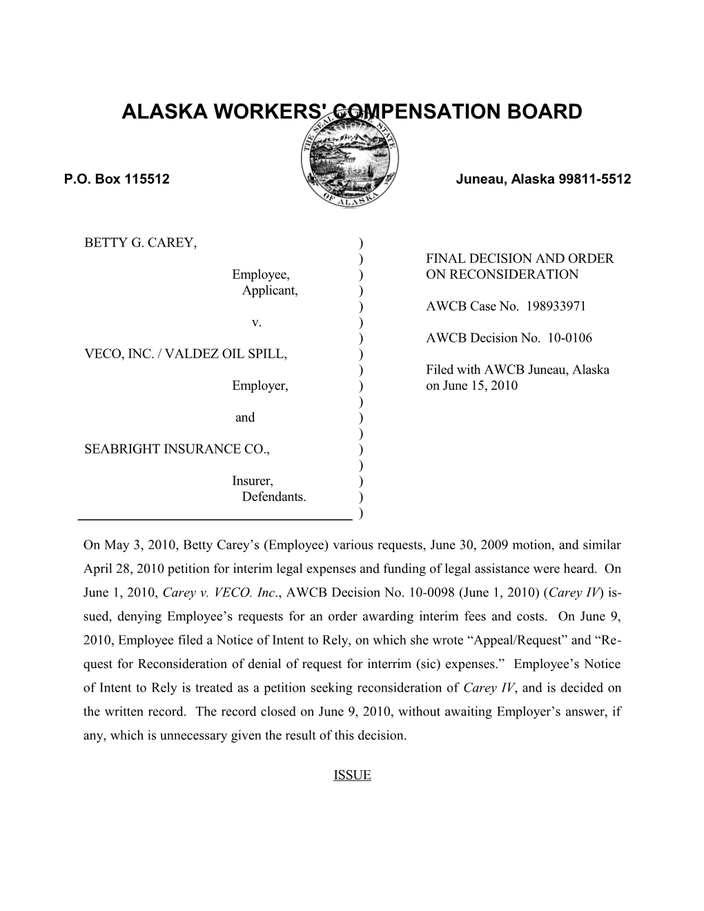 Alaska Workers' Compensation Board s24