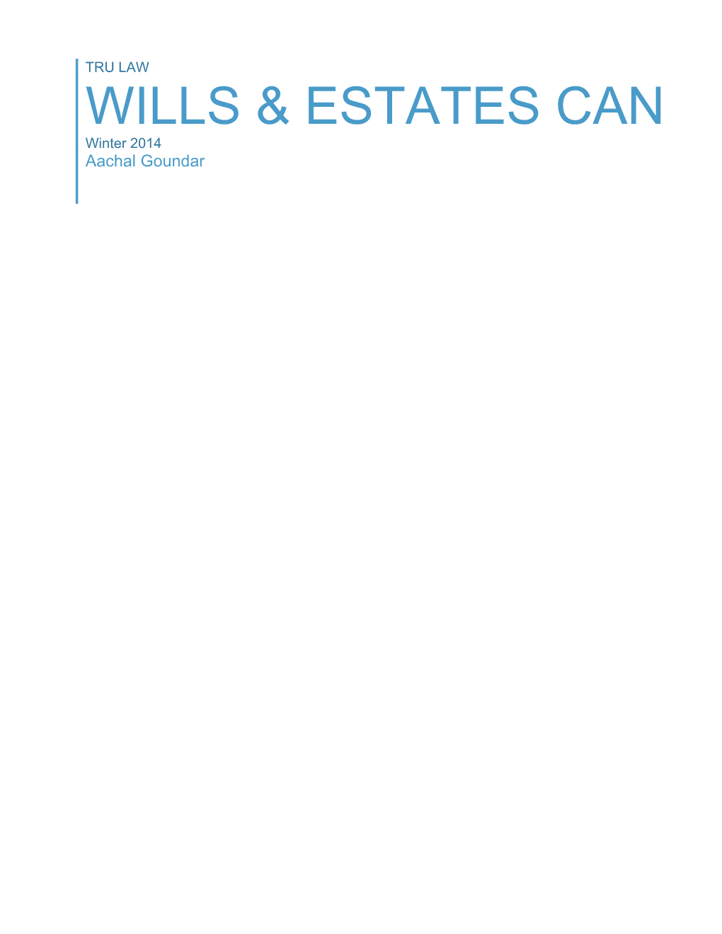 Wills & Estates Can