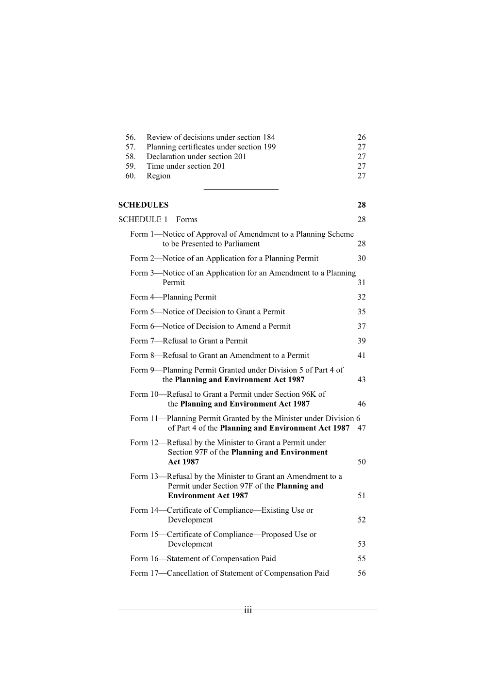 Planning and Environment Regulations 2005
